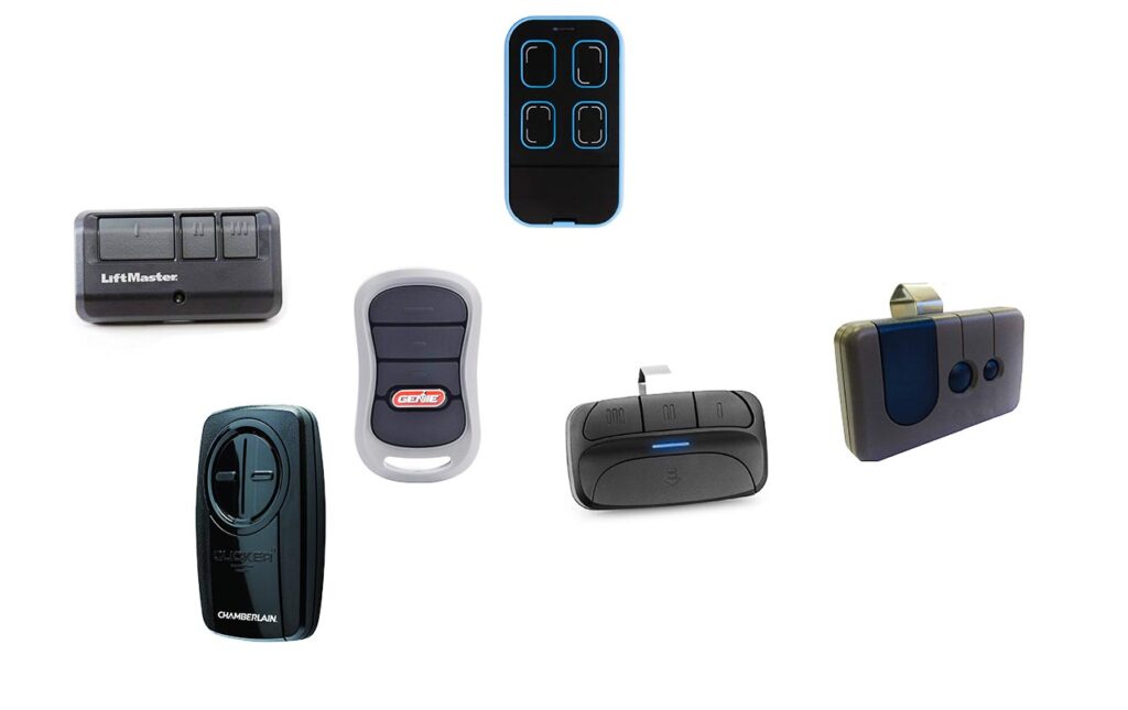 how to program a garage door remote from another remote