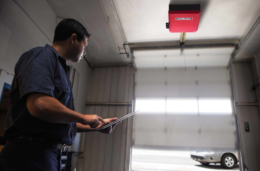 Commercial garage door opener repair service