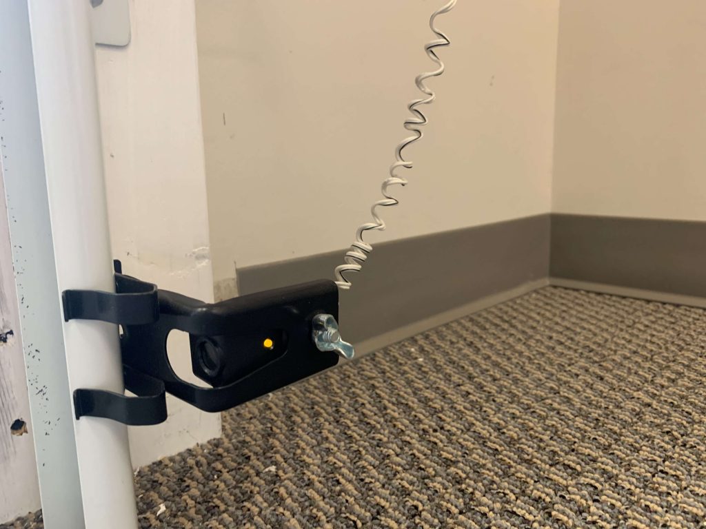 where are garage door sensors located