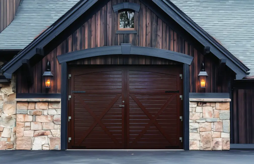 Retro Side Hinged Garage Doors in Calgary